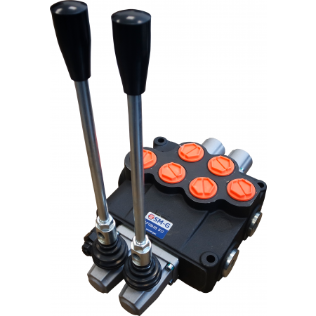 ROZDZIELACZ HYDRAULICZNY MONOBLOK 2 SEKCJE 120L TUR 02P120